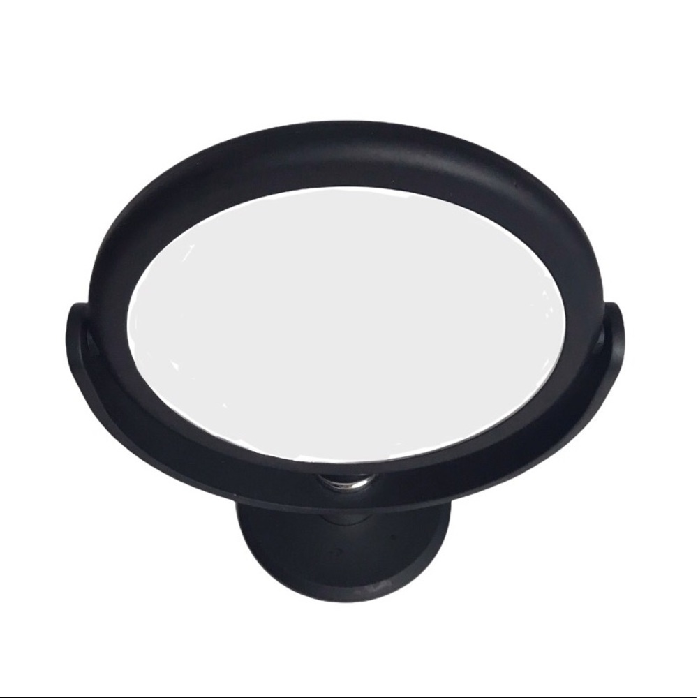 Danielle Creations Black Round Vanity Mirror